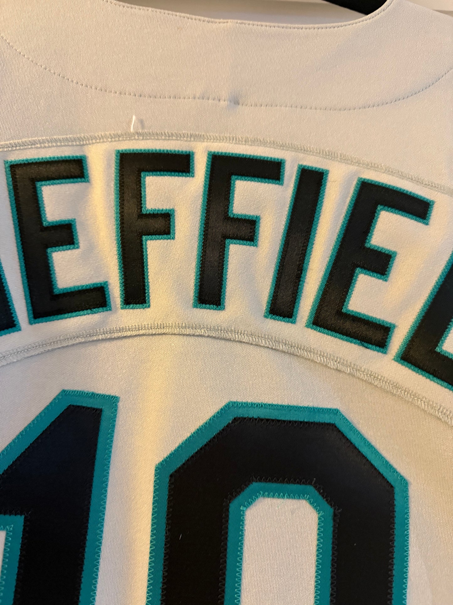 Marlins Gary Sheffield Russell Athletic Authentic 1993 Grey Sz 44 (used)