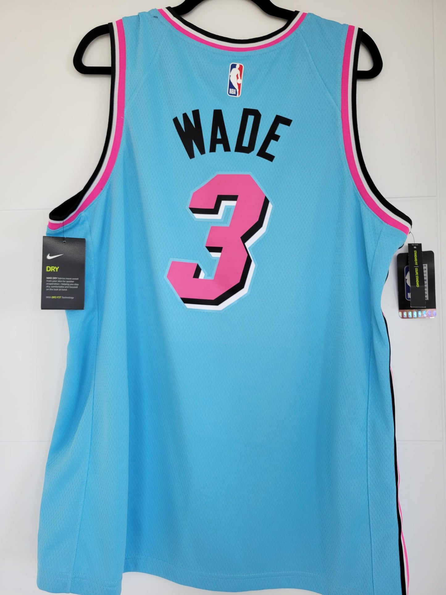 Heat Dwyane Wade Nike Swingman Vice Wave 52 NWT