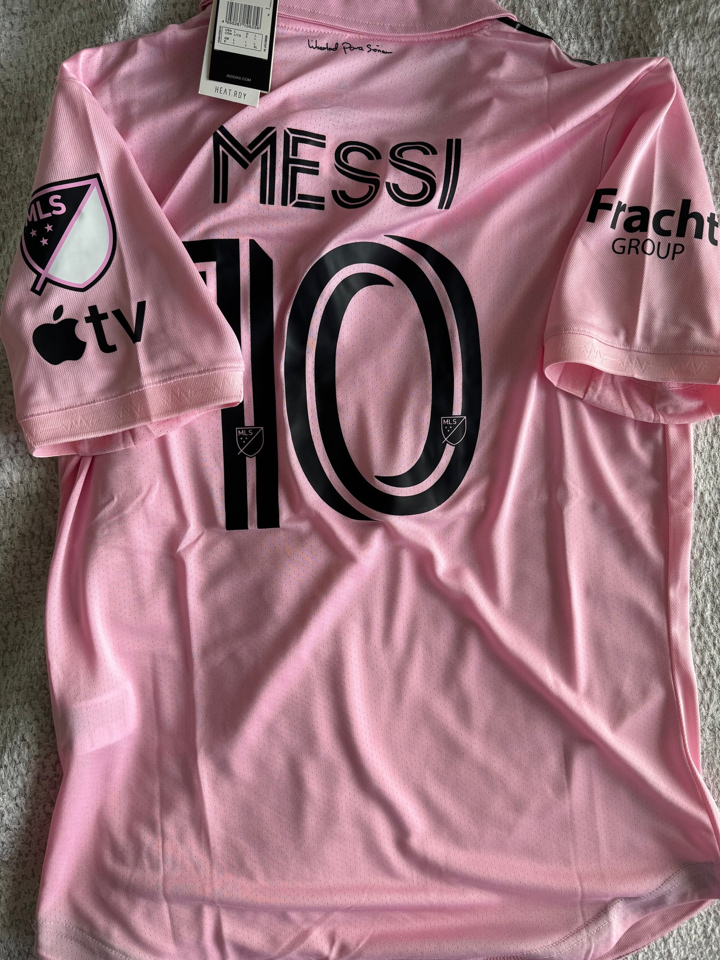 Inter Miami Lionel Messi Adidas Player Version 2023 Pink XL (M/L) NWT