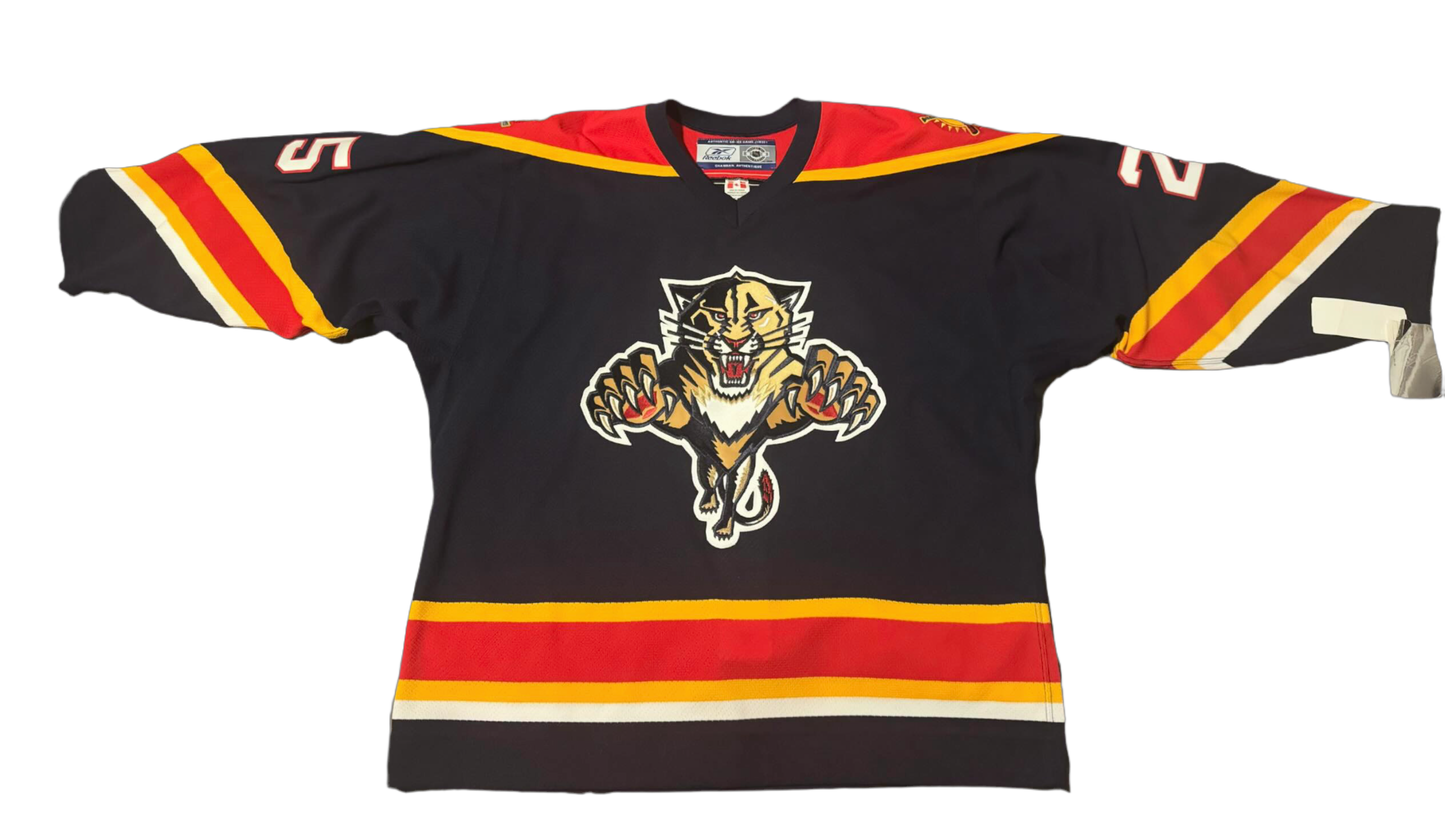 Panthers Joe Nieuwendyk Reebok 6100 Retail Authentic MiC Blue 52 (NWT)