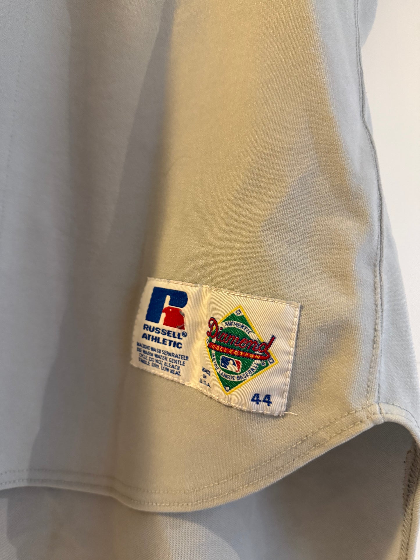 Marlins Gary Sheffield Russell Athletic Authentic 1993 Grey Sz 44 (used)