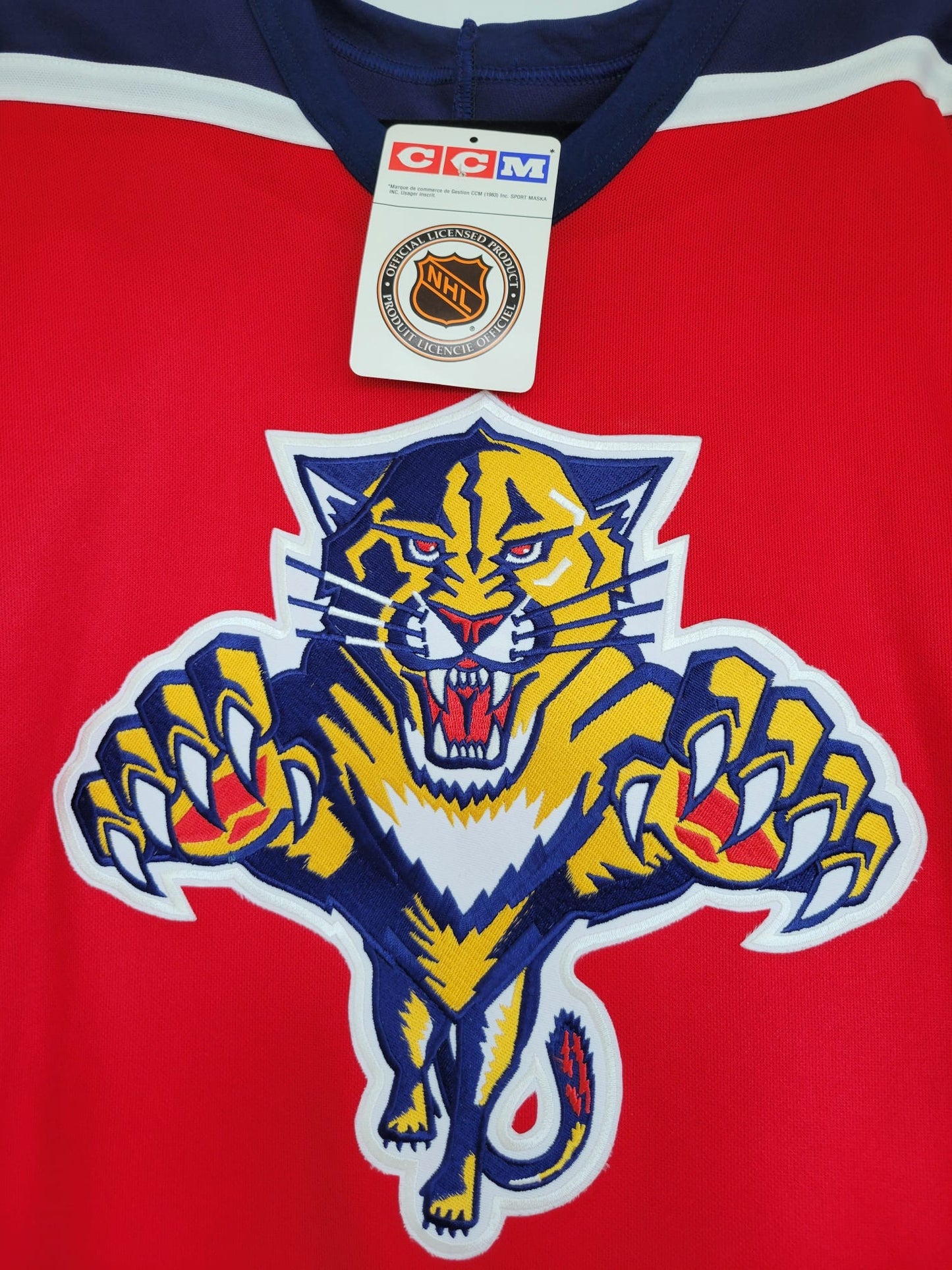 Panthers CCM Replica Red L NWT