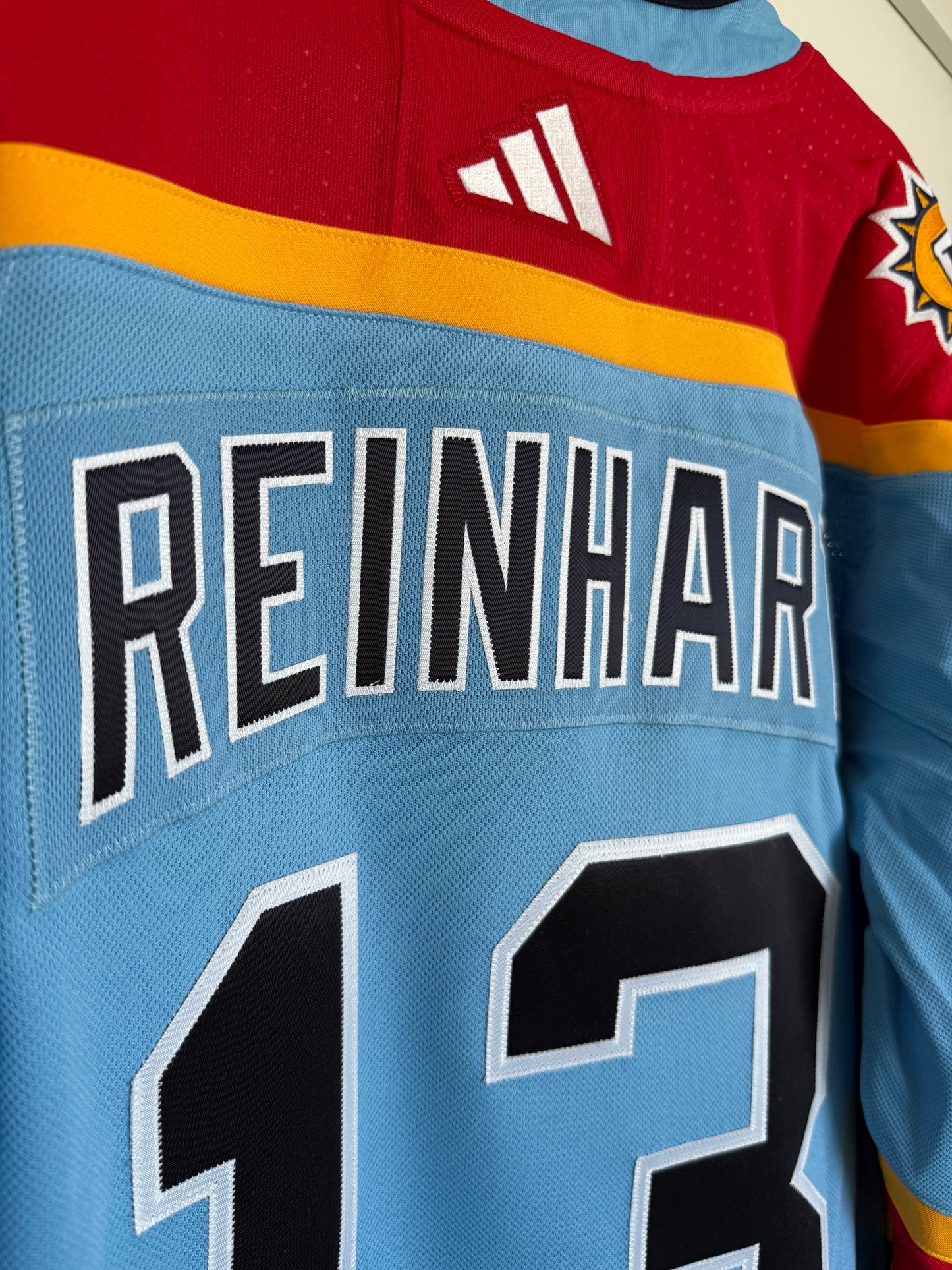 Panthers Sam Reinhart Adidas Primegreen Authentic Reverse Retro 2.0 54 (NWT)