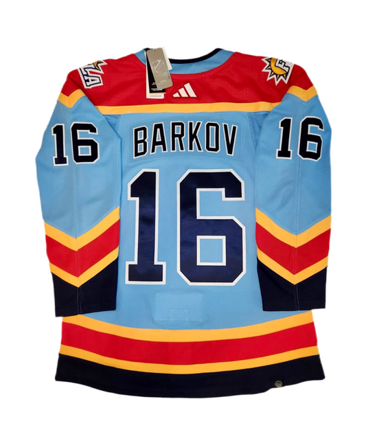 Panthers Alexander Barkov Adidas Authentic Reverse Retro 2.0 46 (NWT)