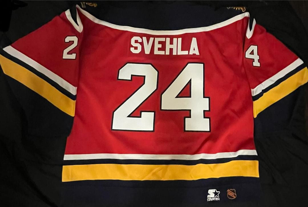 Panthers Robert Svehla ‘96-‘97 Starter Authentic Pro Red 56 NWOT