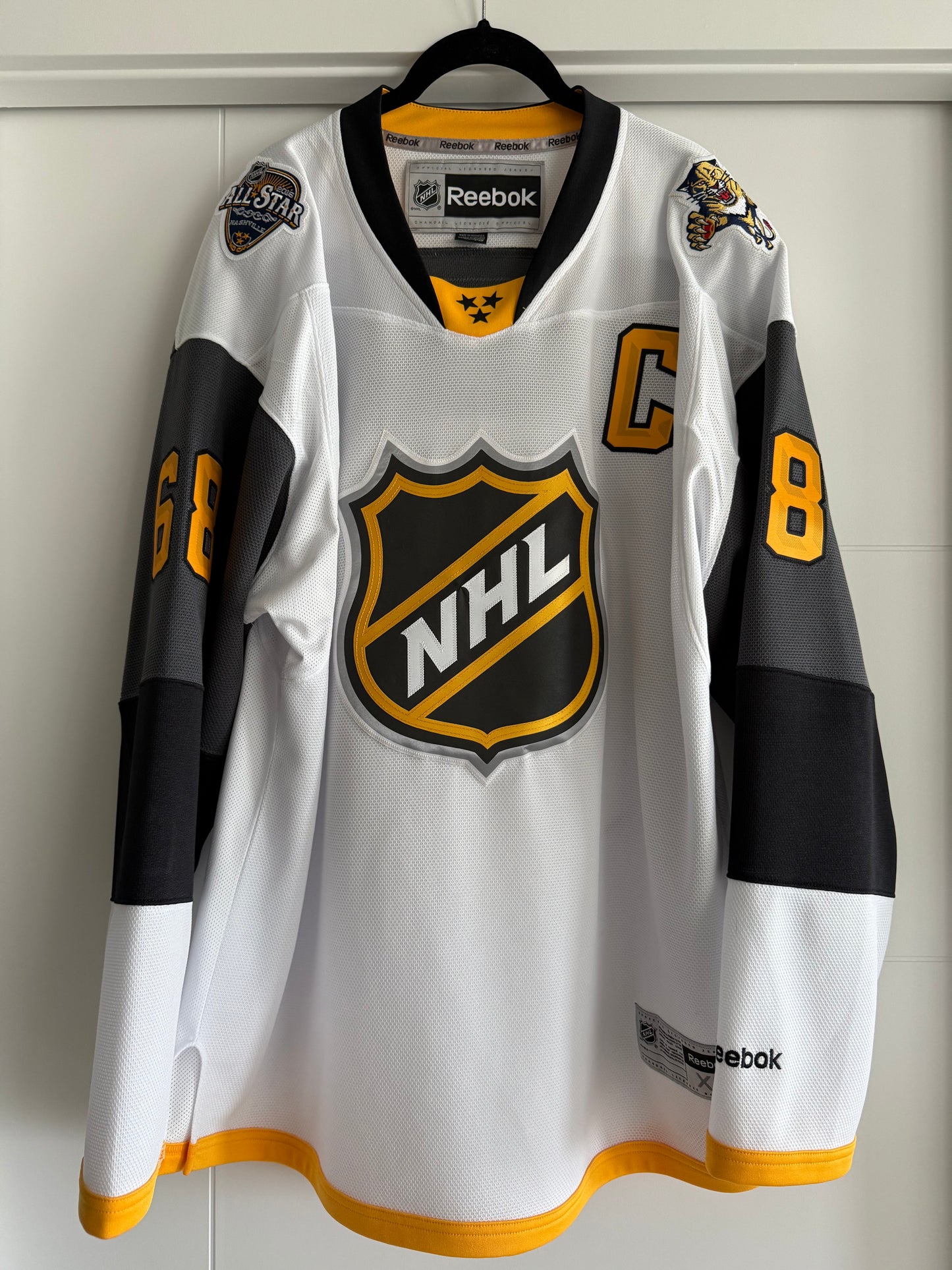 Panthers Jaromir Jagr 2016 All Star Reebok Replica White Jersey XL (NWOT)