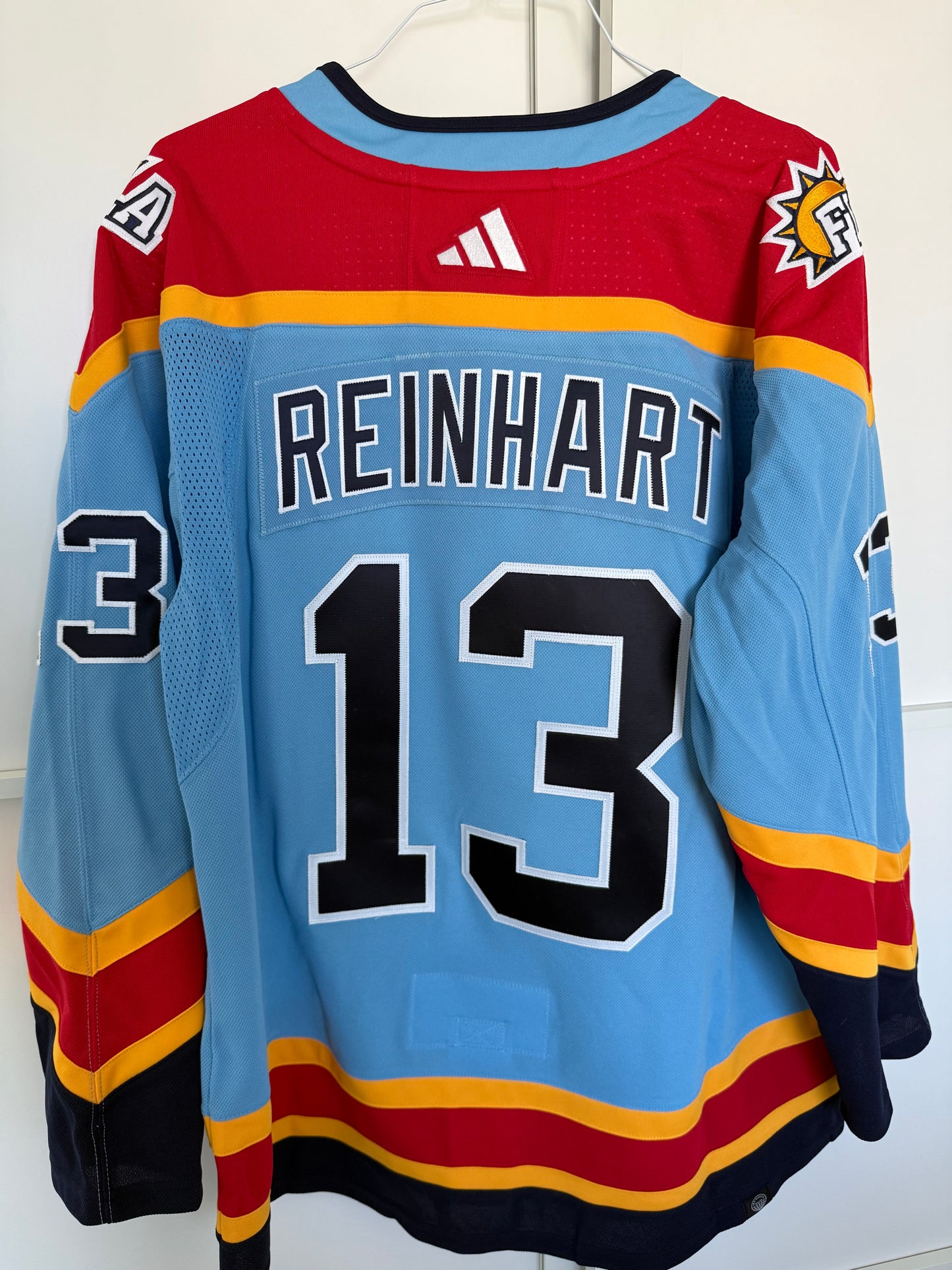 Panthers Sam Reinhart Adidas Primegreen Authentic Reverse Retro 2.0 54 (NWT)