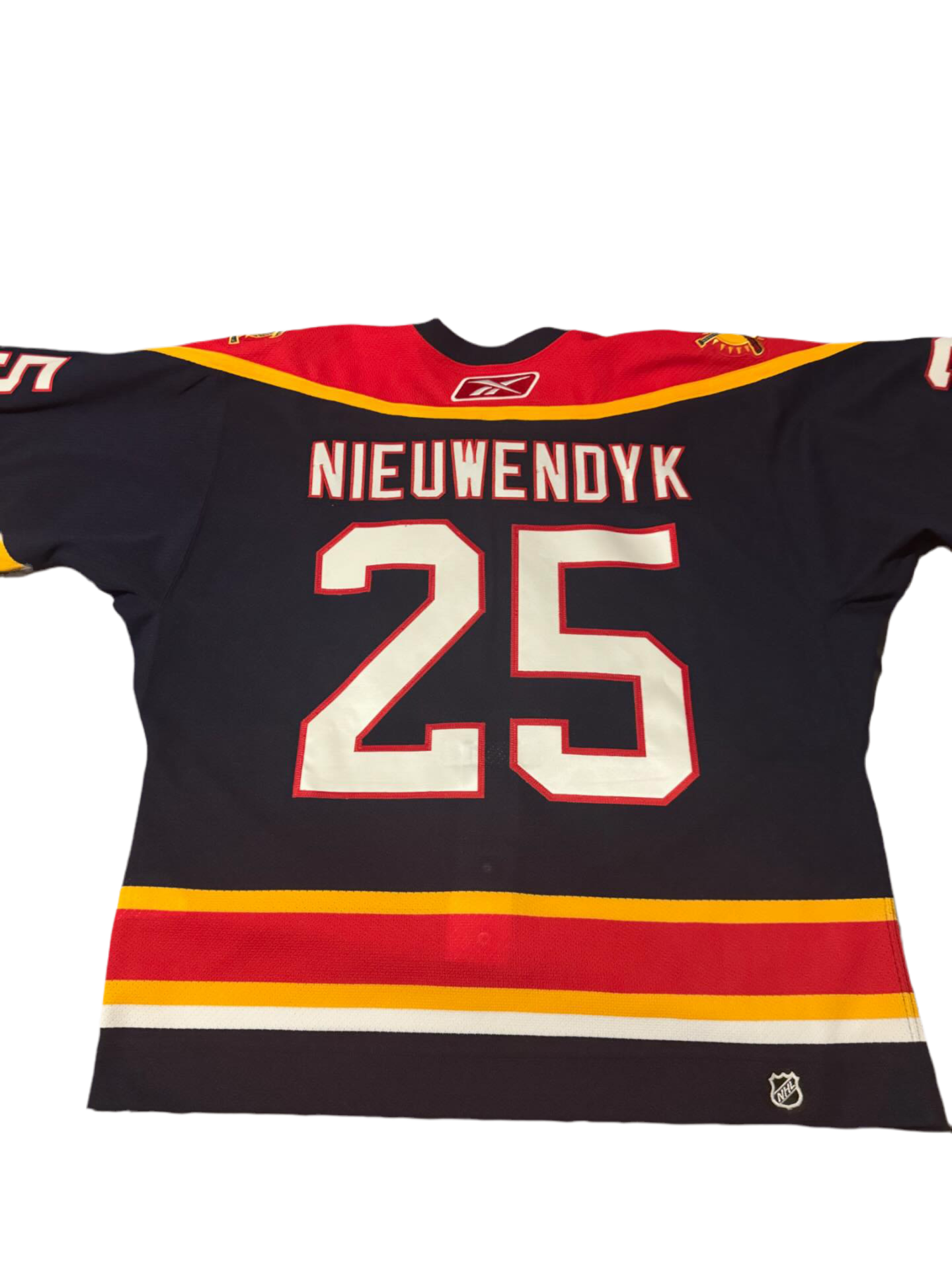 Panthers Joe Nieuwendyk Reebok 6100 Retail Authentic MiC Blue 52 (NWT)
