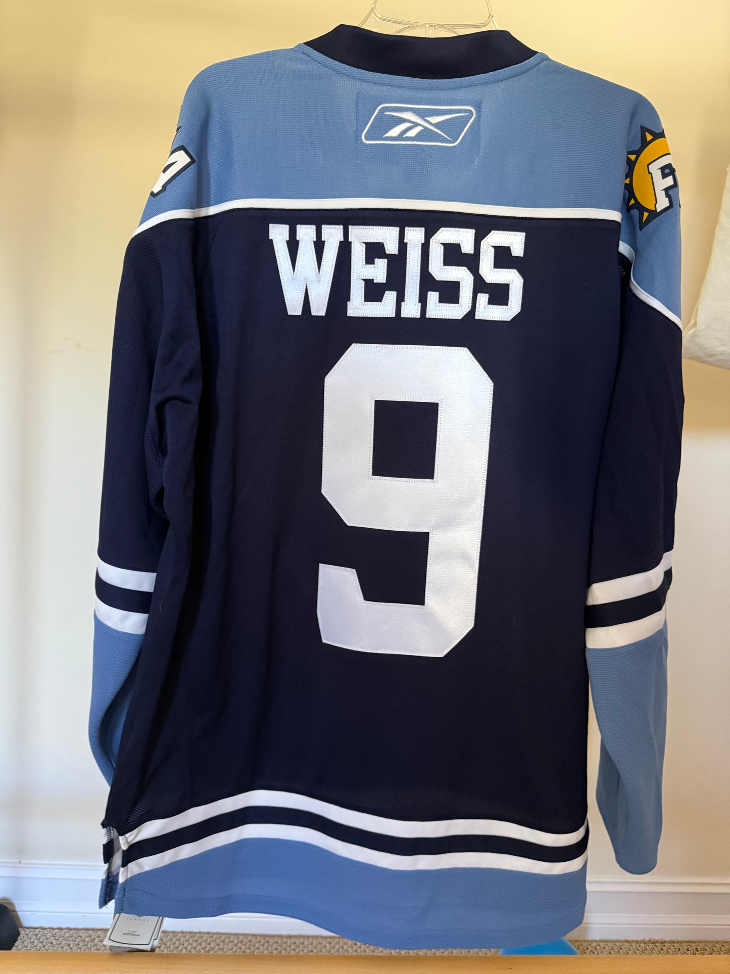 Panthers Steph Weiss “Jet Blue” Alternate Reebok Alternate XL (READ NWT)