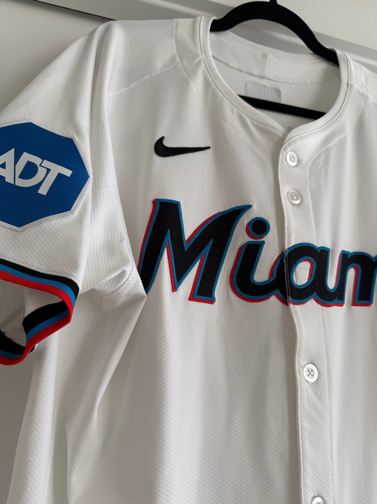 Marlins Jesus Sanchez Team Issued White 46