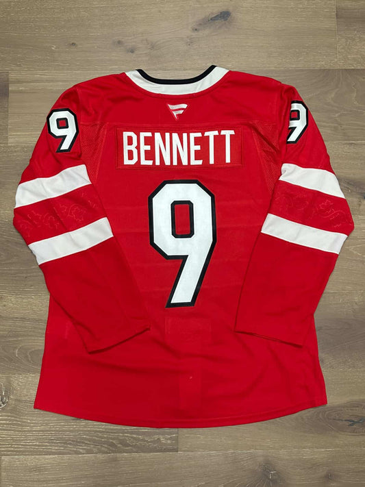 Canada Sam Bennett 4 Nations Fanatics Premium Sz 52 (NWT)