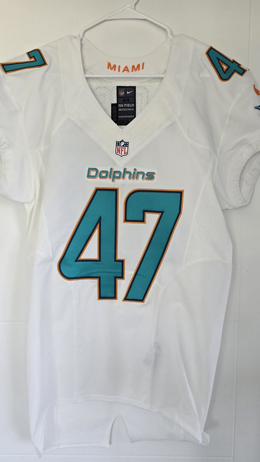Dolphins Kiko Alonso Team Issued Nike White 44