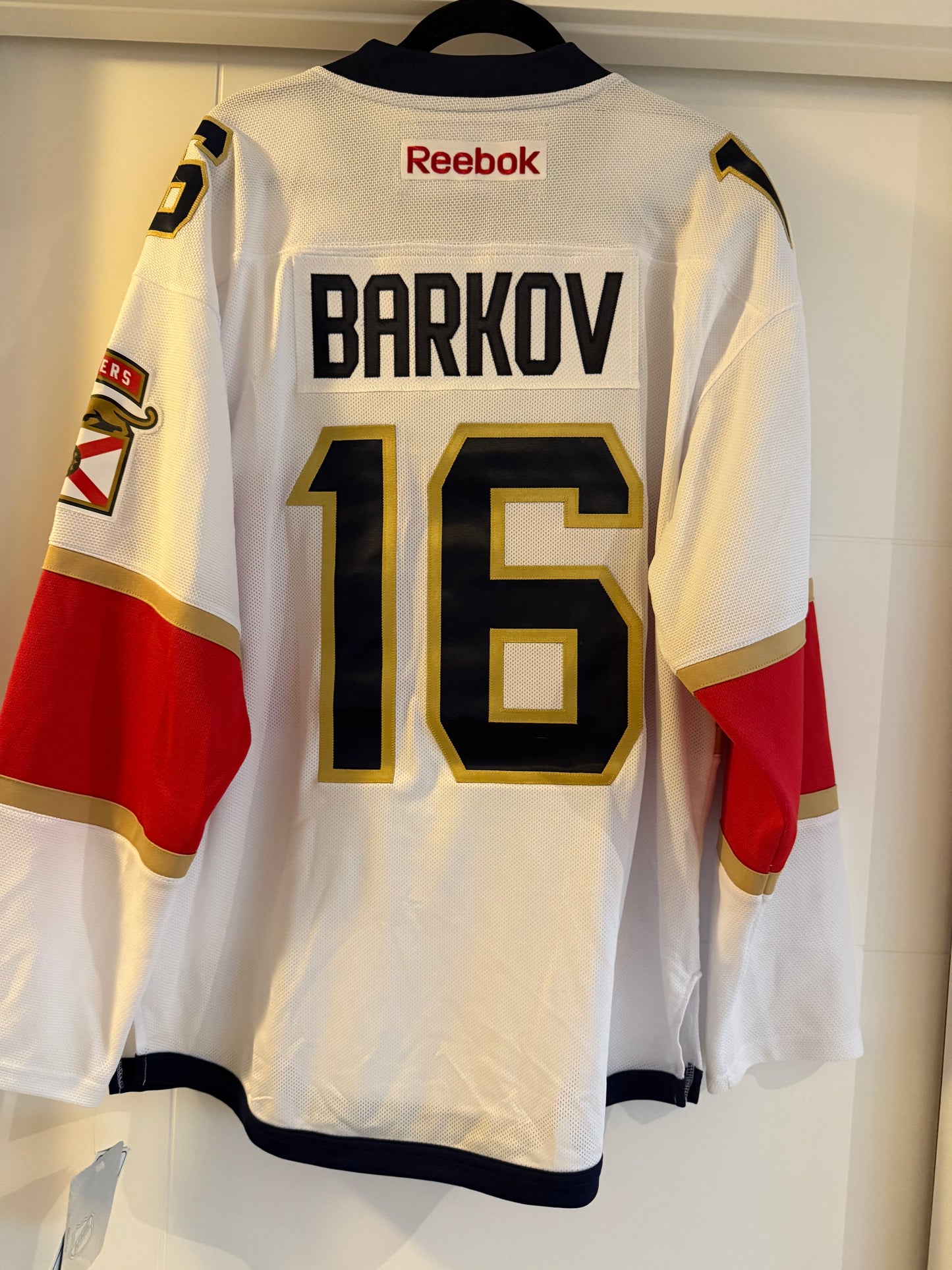 Panthers Aleksander Barkov Autographed Reebok Replica L (NWT) (No COA)