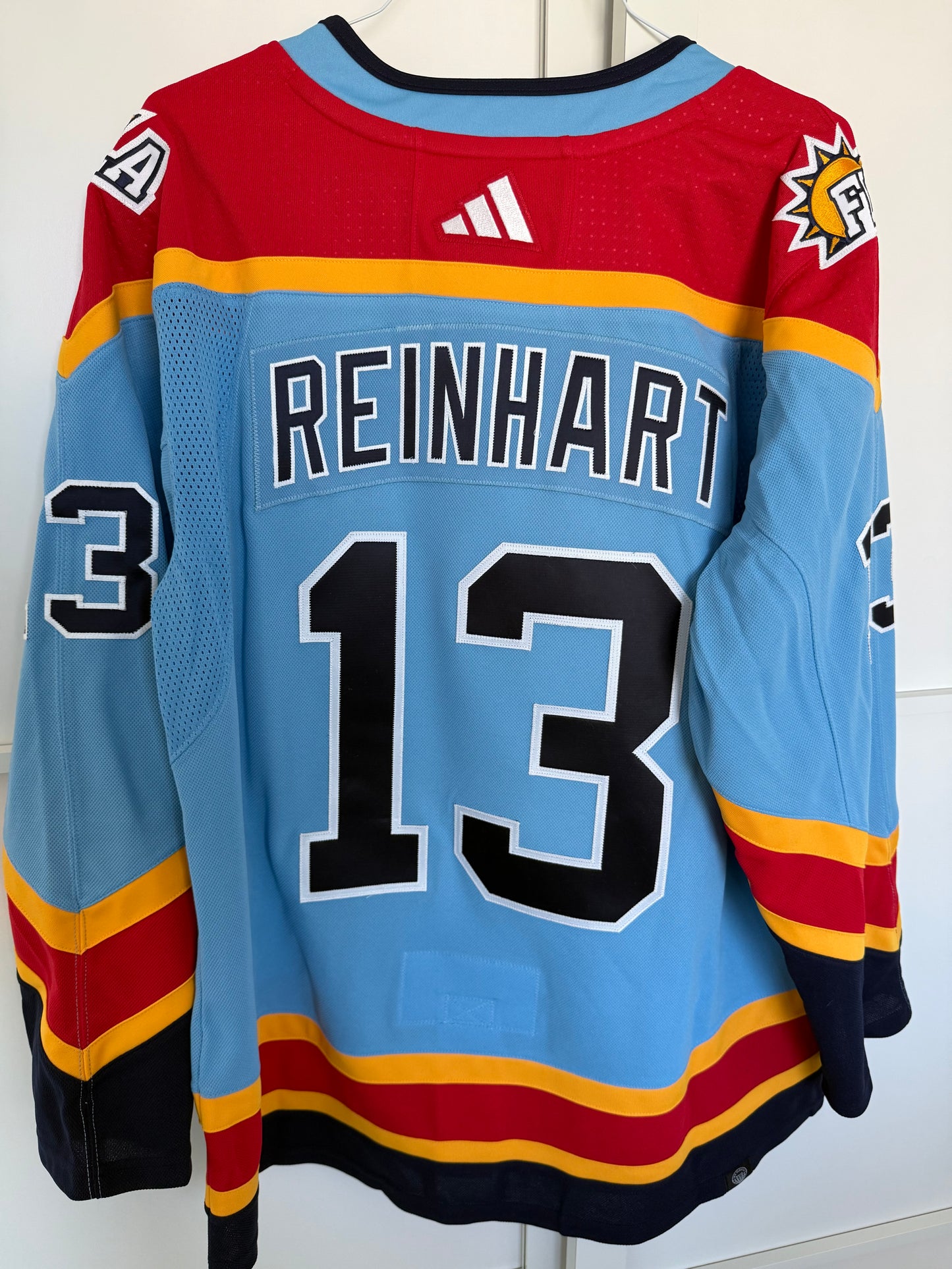 Panthers Sam Reinhart Adidas Primegreen Authentic Reverse Retro 2.0 54 (NWT)