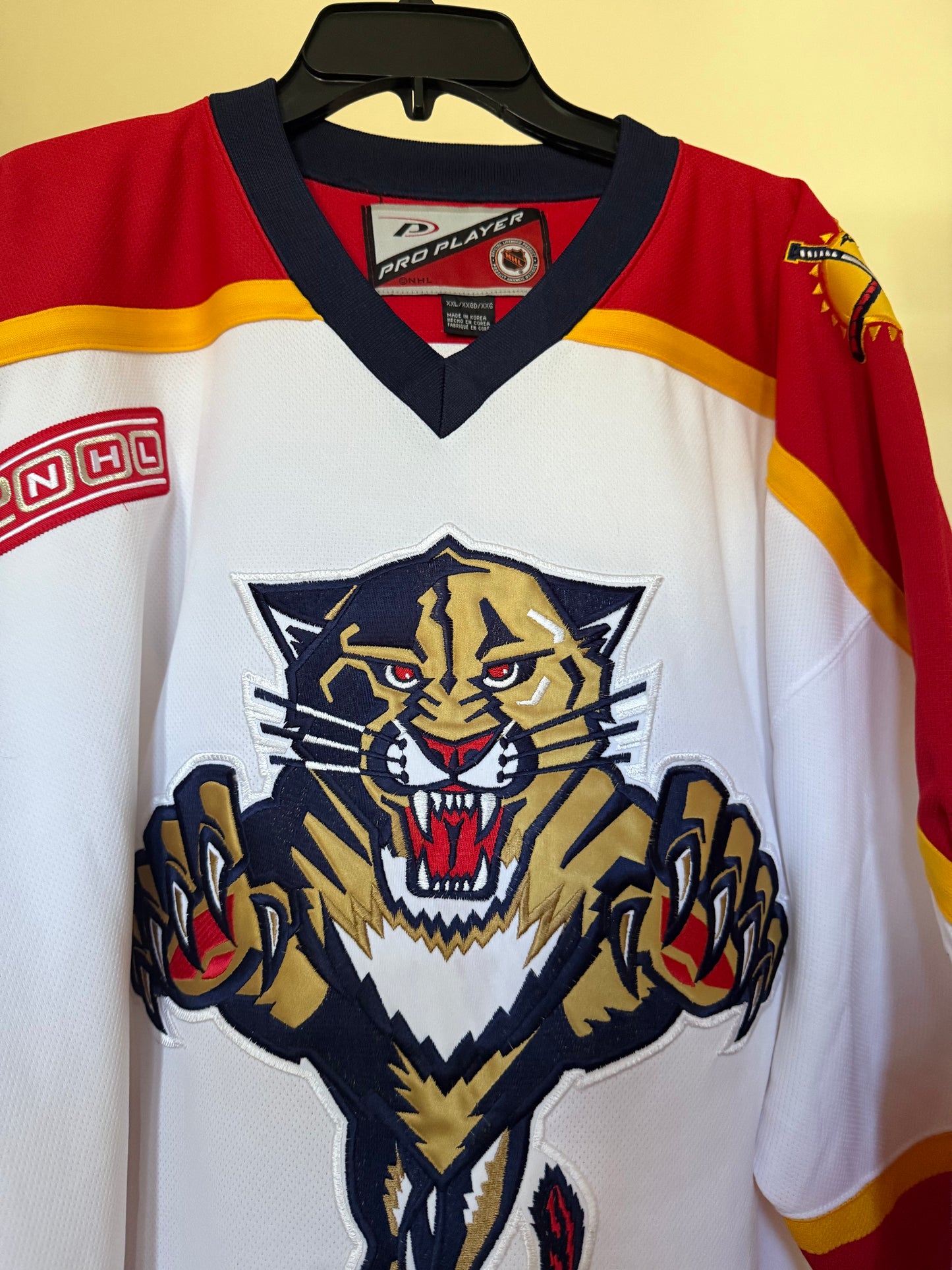 Panthers Viktor Kozlov Pro Player Replica White XXL used