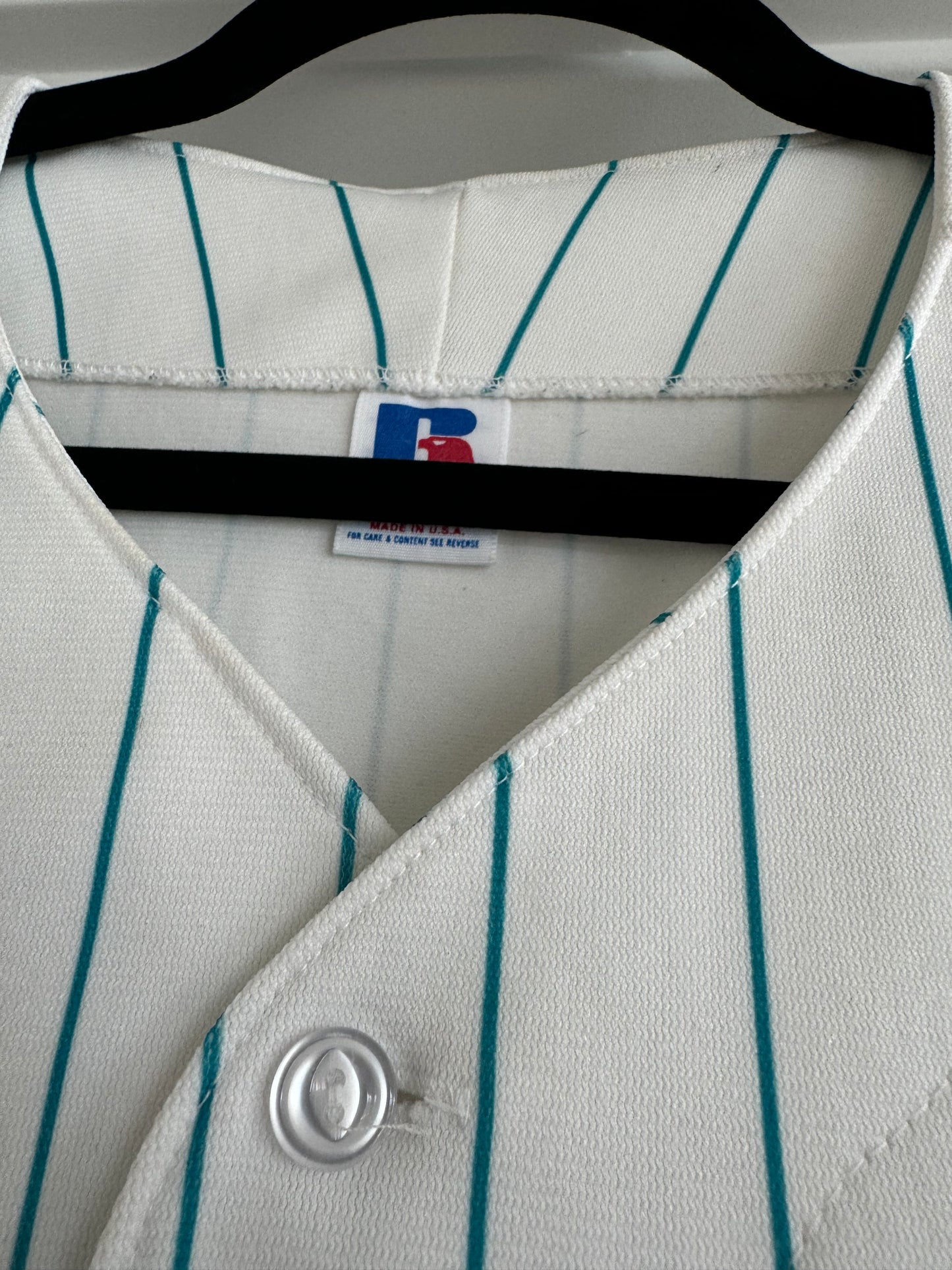 Marlins Russel Athletic Authentic White 44 Used