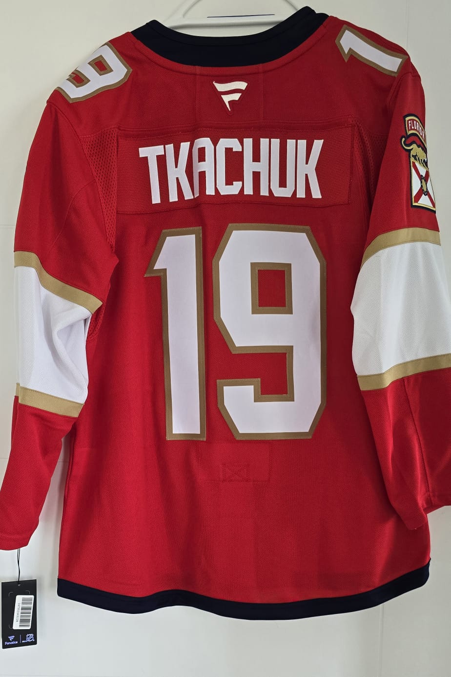 Panthers Matthew Tkachuk Fanatics Premium 50 Red (NWOT)