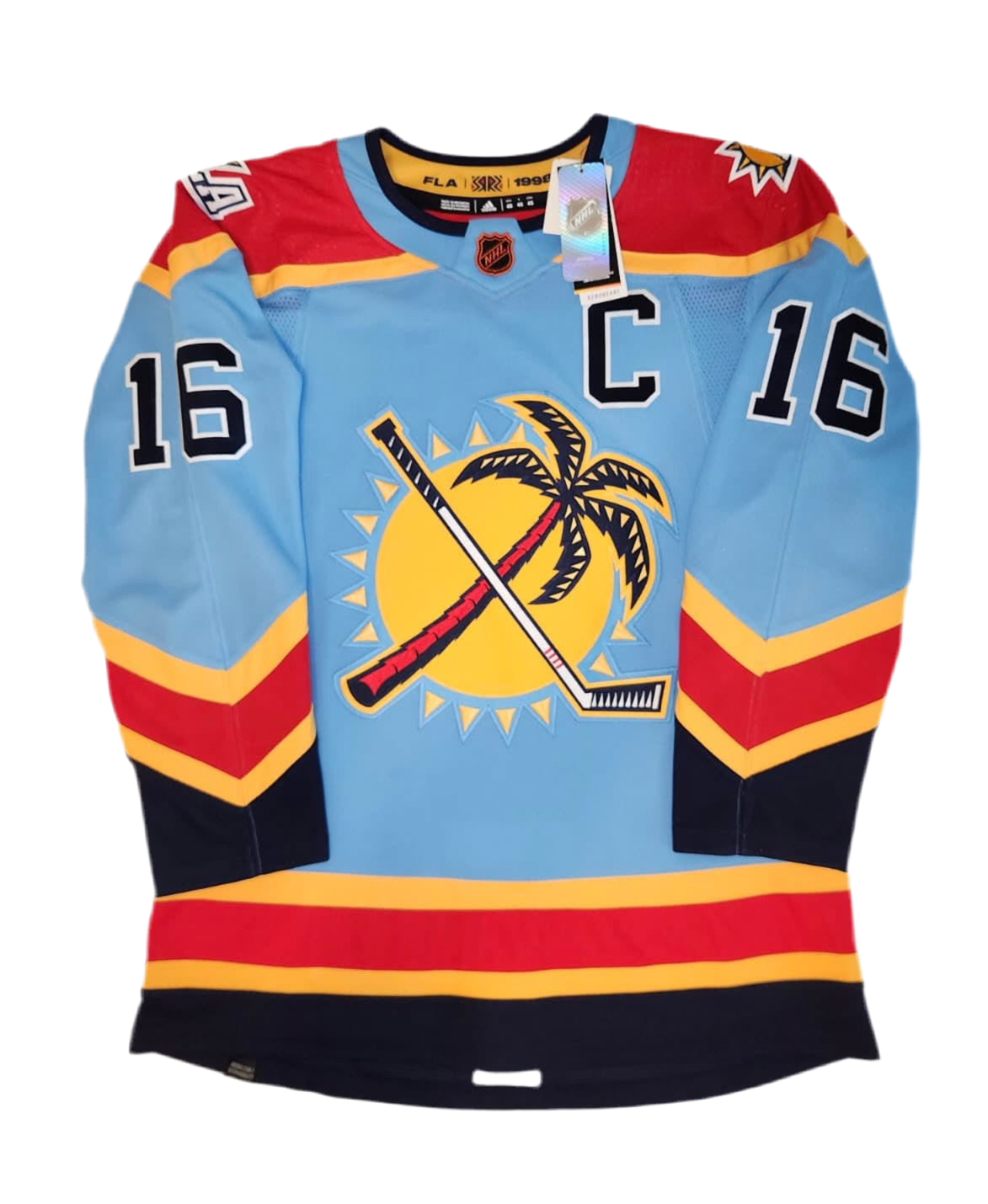 Panthers Alexander Barkov Adidas Authentic Reverse Retro 2.0 46 (NWT)