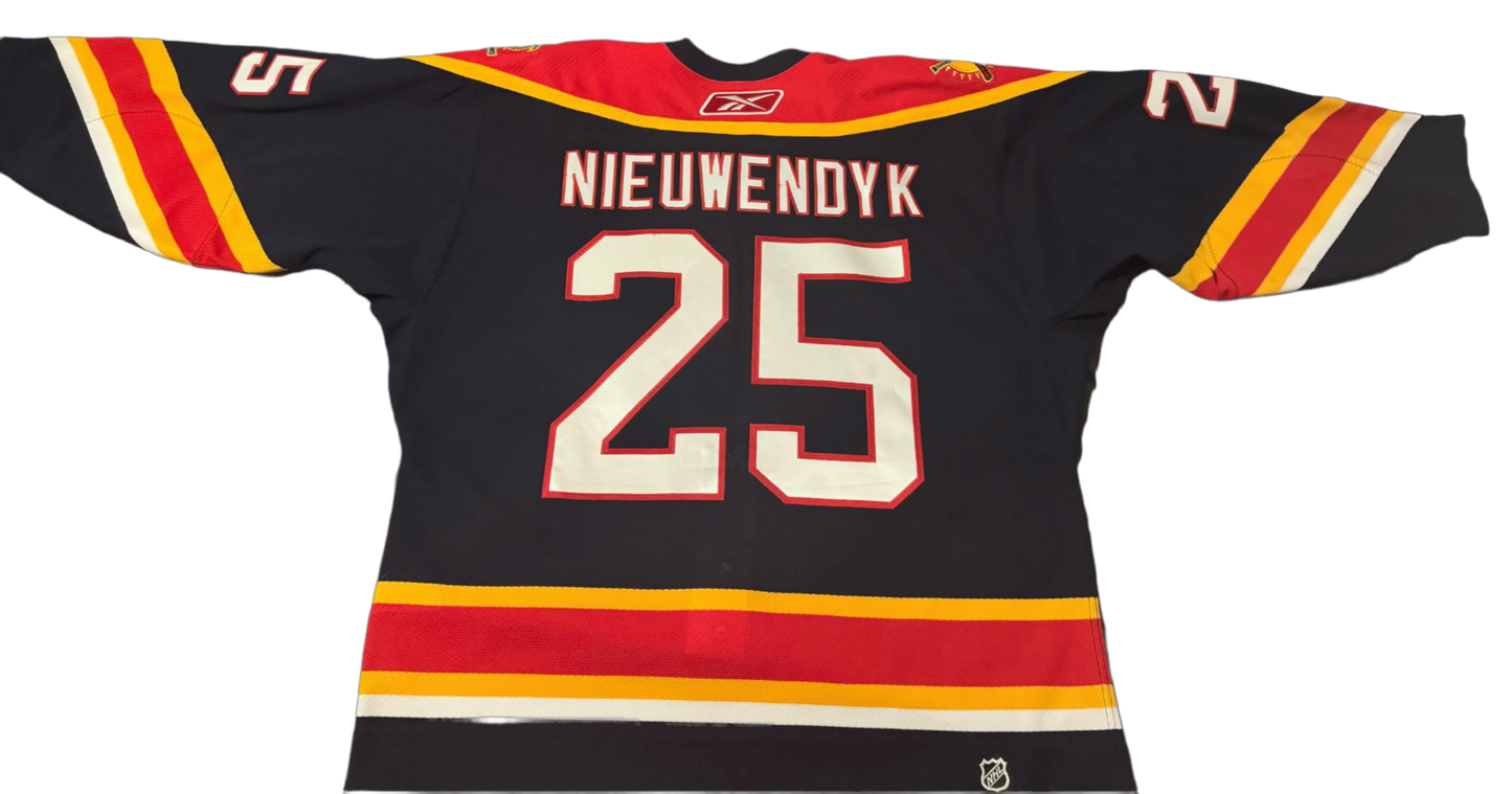 Panthers Joe Nieuwendyk Reebok 6100 Retail Authentic MiC Blue 52 (NWT)