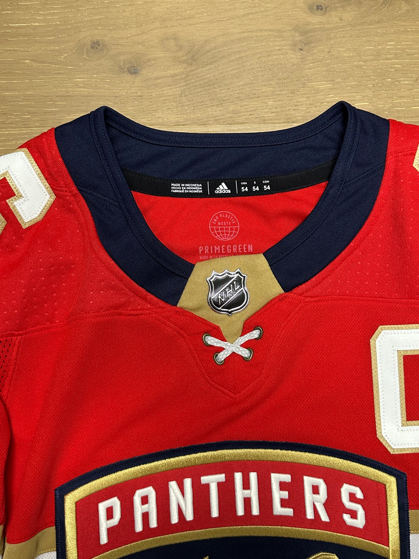 Panthers Aleksander  Barkov Autographed Adidas Authentic Red 54 (AJ) NWT