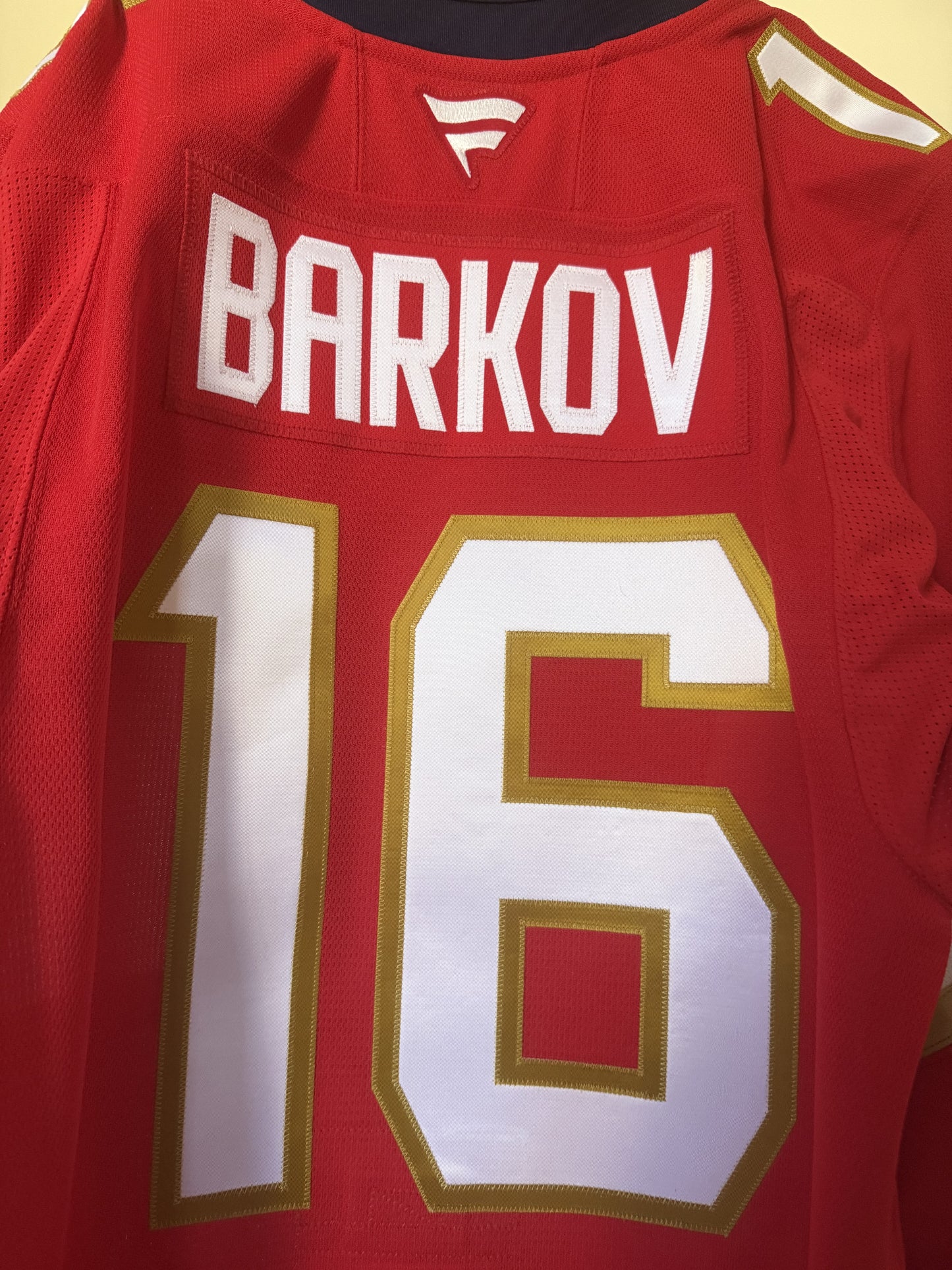 Panthers Aleksander Barkov Fanatics Authentic Pro 50 Red (NWT)