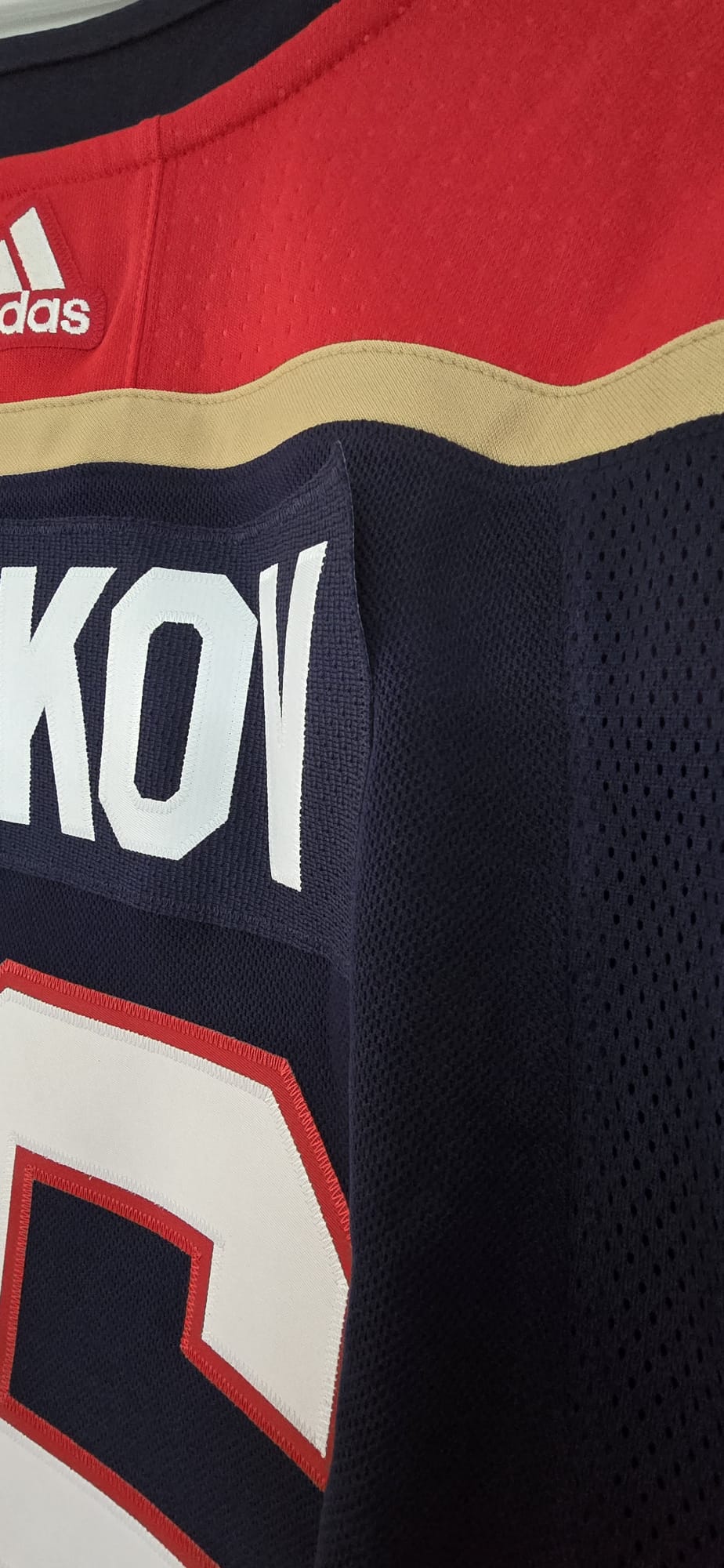 Panthers Alexander Barkov Autographed Reverse Retro 1.0 Adidas Authentic 54 (NWOT) Fanatics COA (READ)