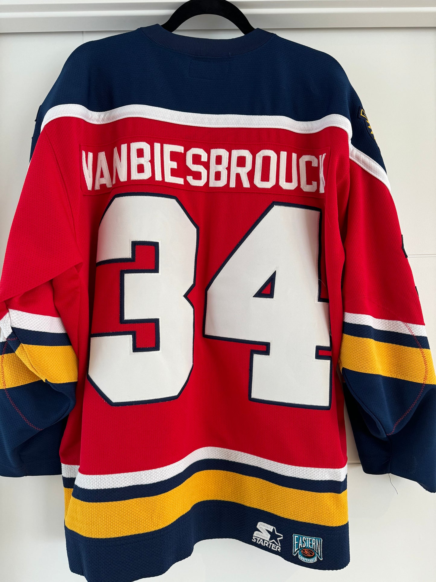 Panthers John Vanbiesbrouck Starter Replica Red XL (used)