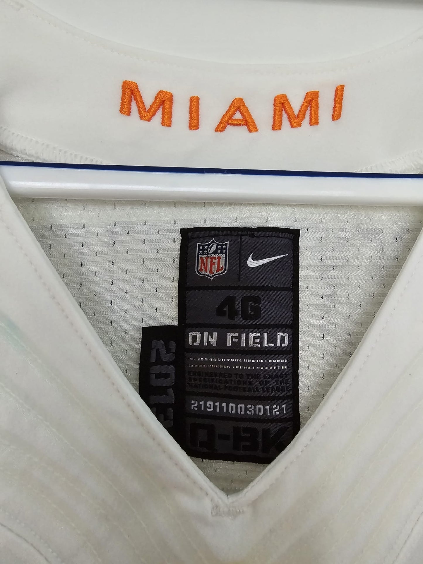 Dolphins Ryan Tannehill Team Issued Nike White 46