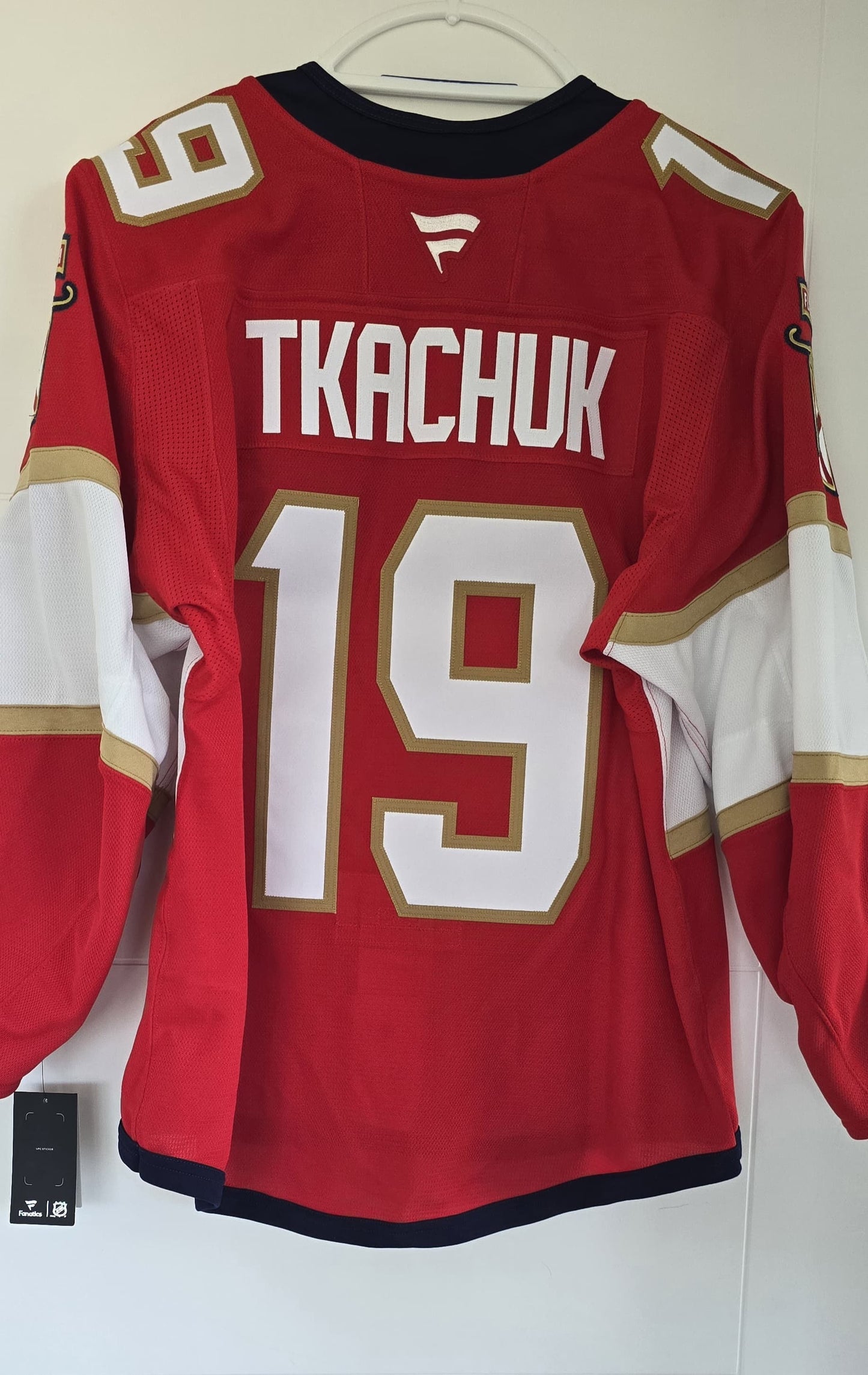 Panthers Matthew Tkachuk Fanatics Authentic Pro 48 Red (NWT)