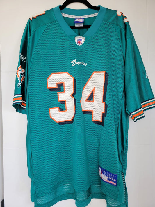 Dolphins Ricky Williams Reebok Replica Aqua XL (used)