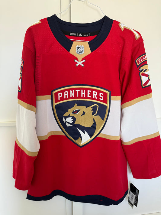 Panthers Roberto Luongo Adidas Climalite Authentic Red 46 (NWT)