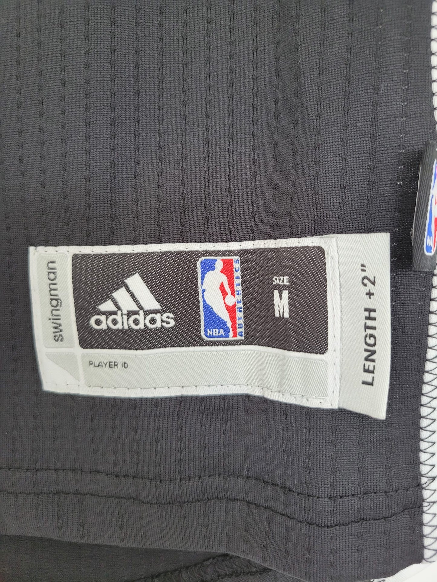 Heat Luol Deng Adidas Swingman Black Tie Youth Medium NWT