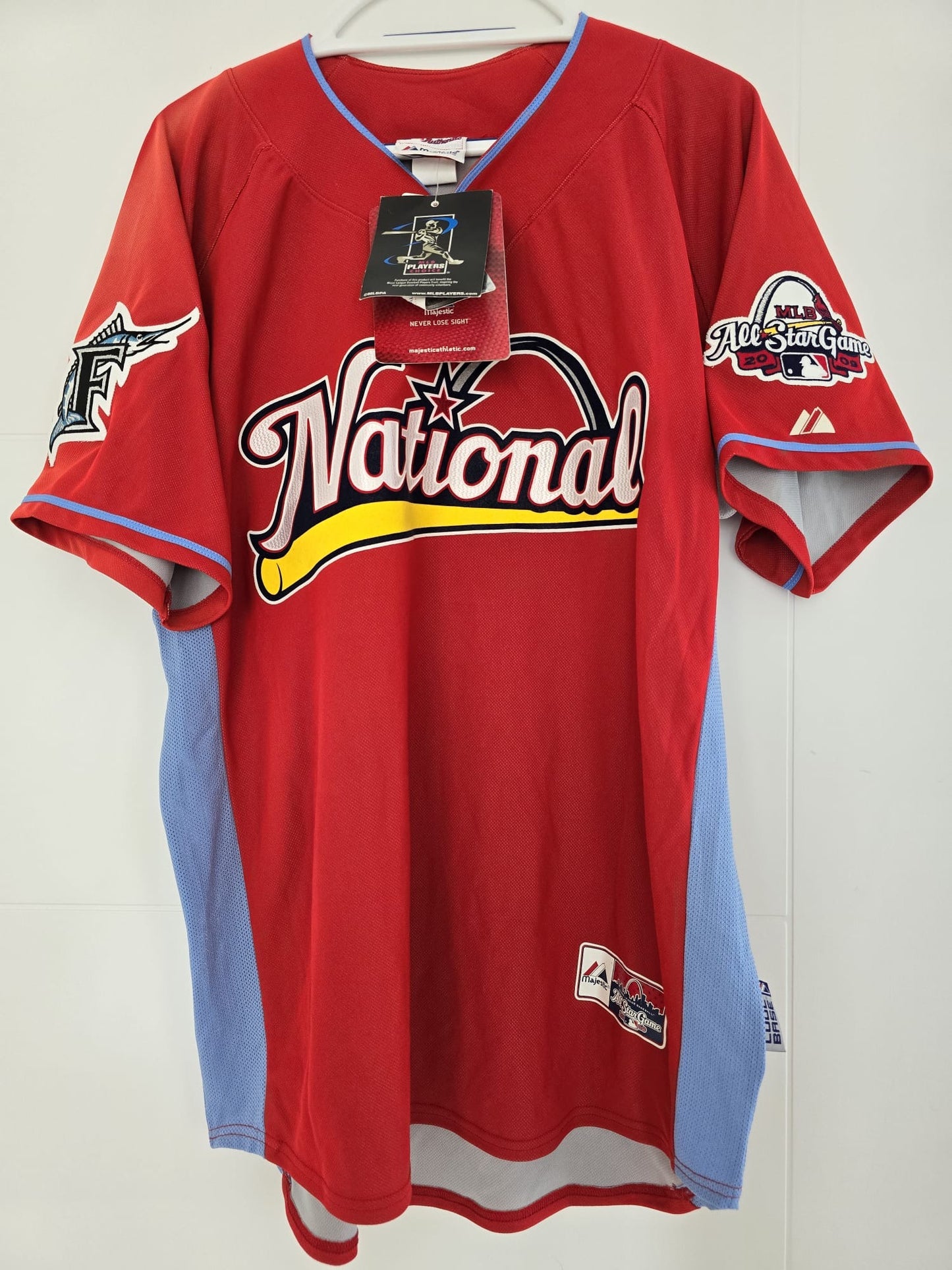 Marlins Hanley Ramirez Autographed 2009 All Star Game Majestic BP Authentic L (NWT)