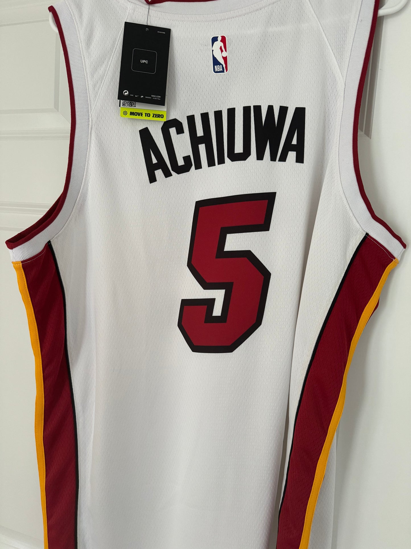 Heat Precious Achiuwa Nike Swingman White XL NWT