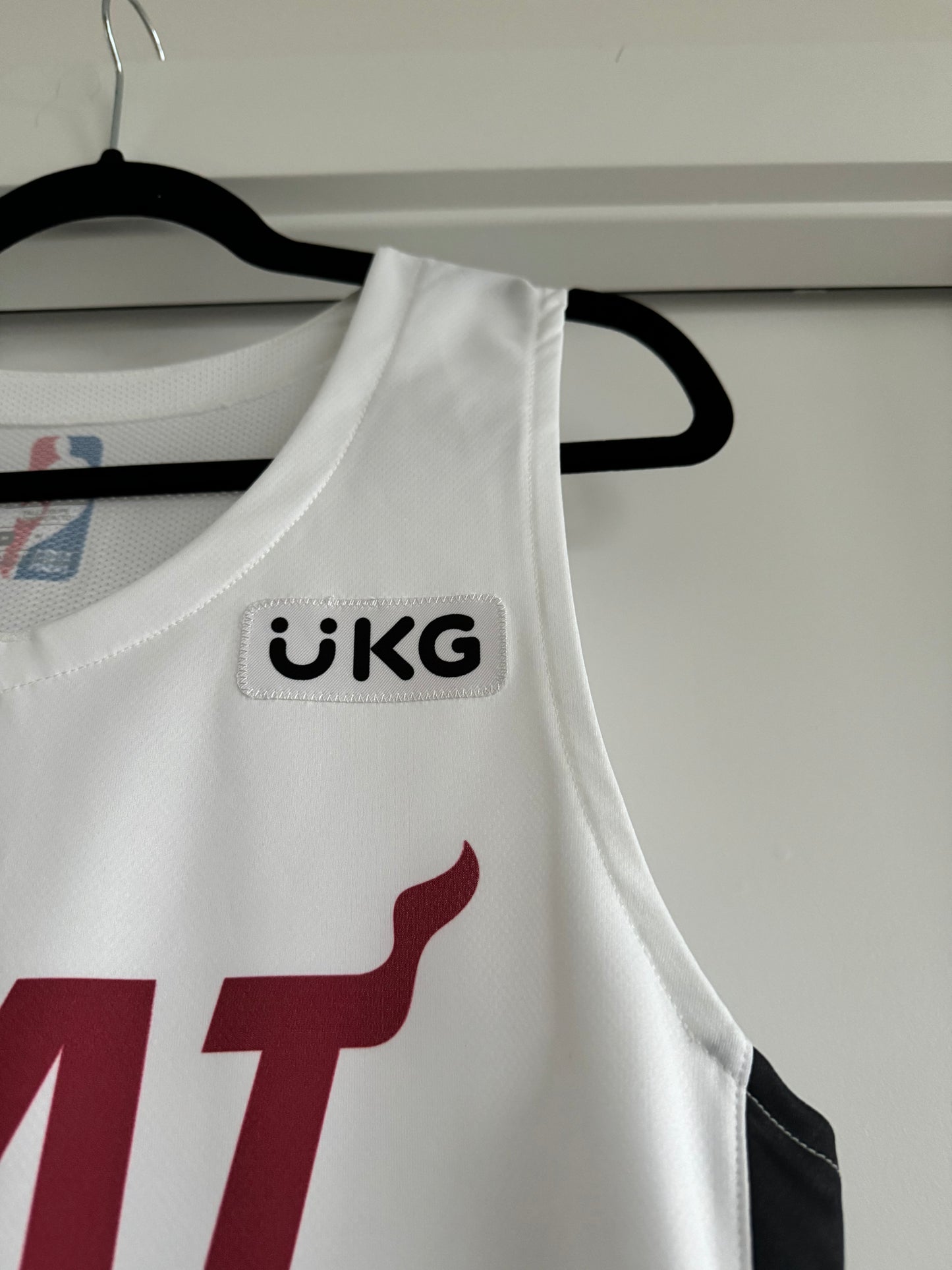 Heat Nike Summer League Blank White M Used