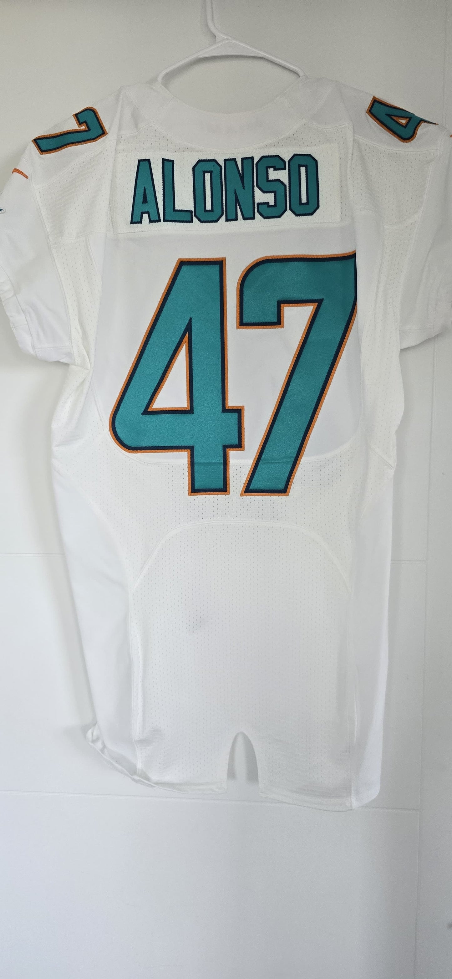 Dolphins Kiko Alonso Team Issued Nike White 44