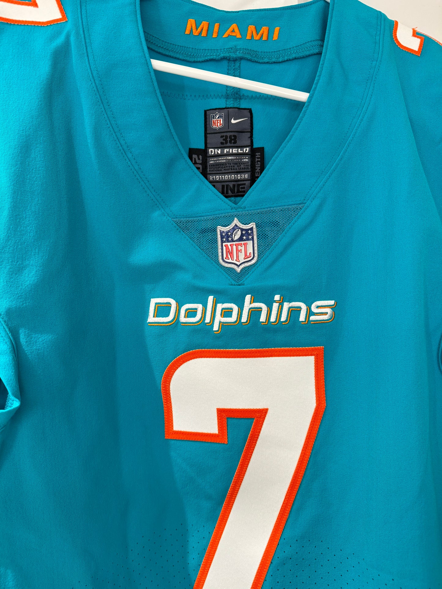 Dolphins Jason Sanders Team Issued Nike Aqua 38