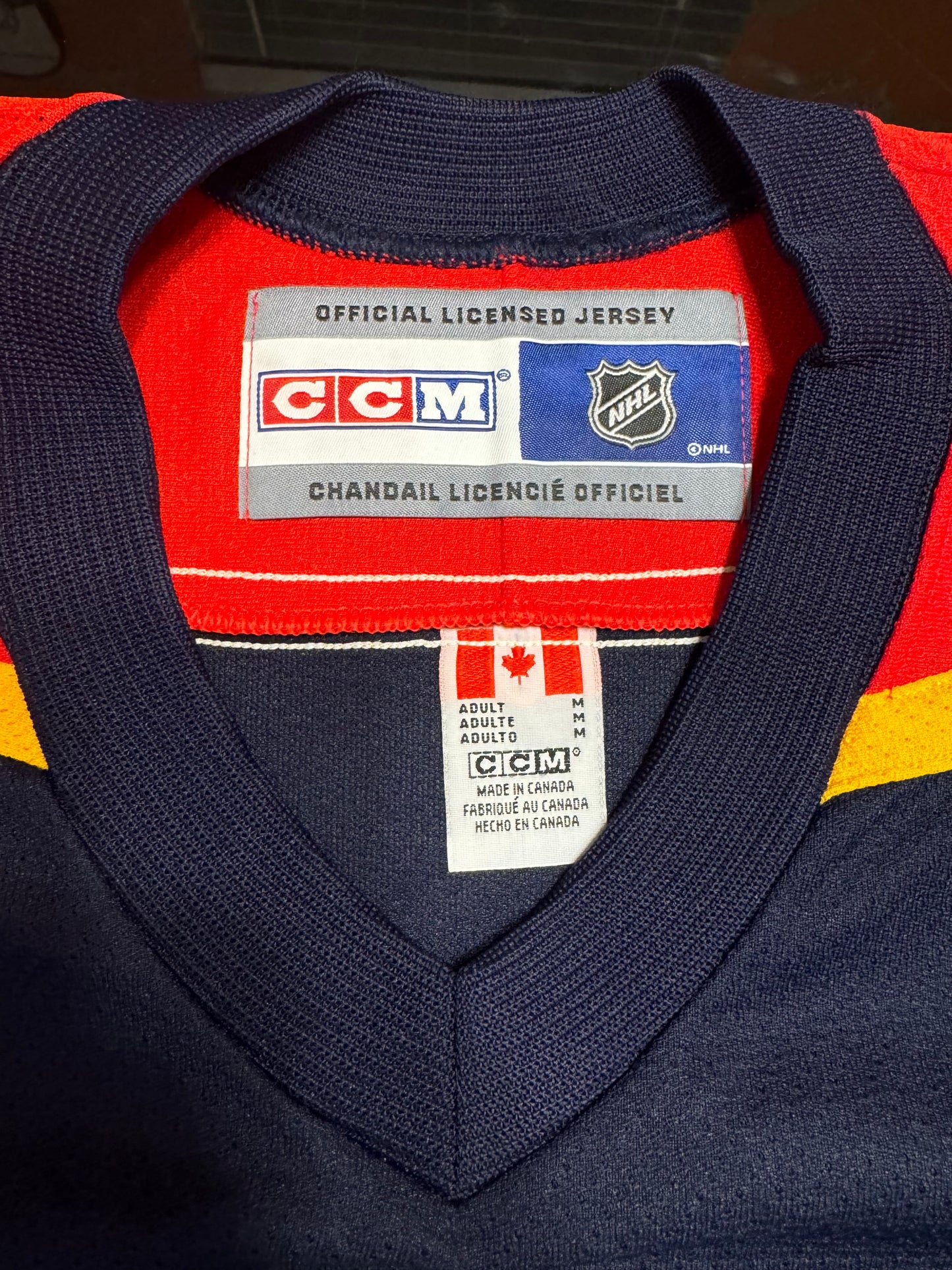 Panthers CCM Replica Navy Blue M (NWT)