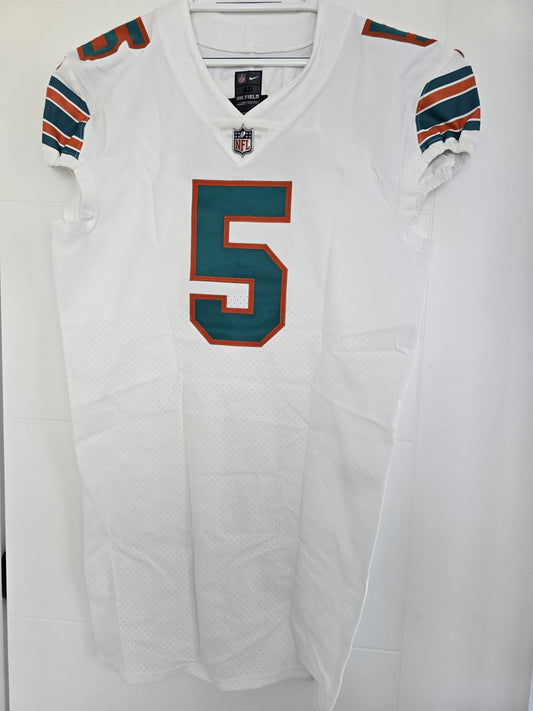 Dolphins Jalen Ramsey Team Issued Nike Throwback White 48