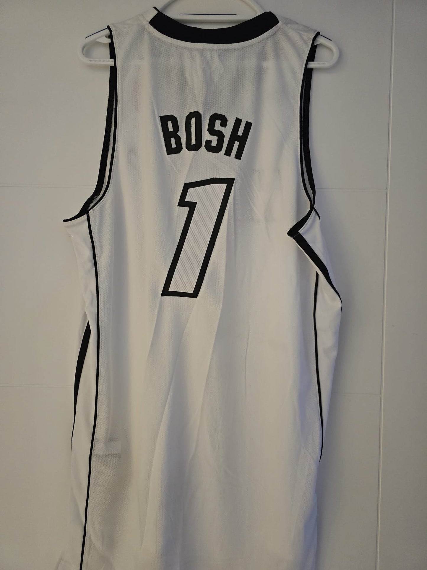 Heat Chris Bosh Adidas Swingman White Hot L (NWT)