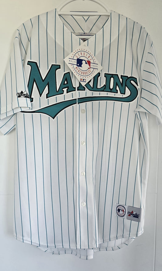 Marlins 1993-2002 Majestic Athletic Replica Jersey Sz L (NWT)