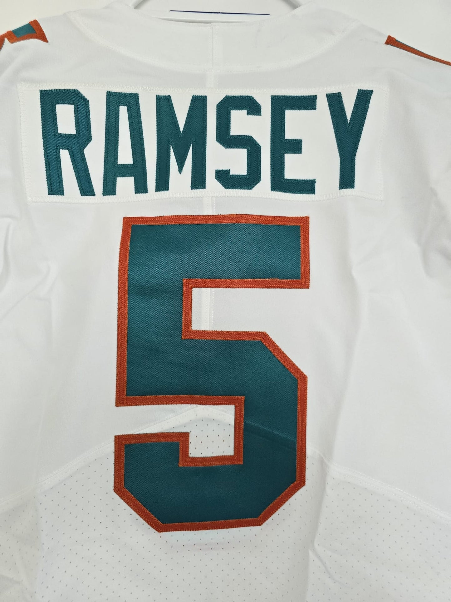 Dolphins Jalen Ramsey Team Issued Nike Throwback White 48