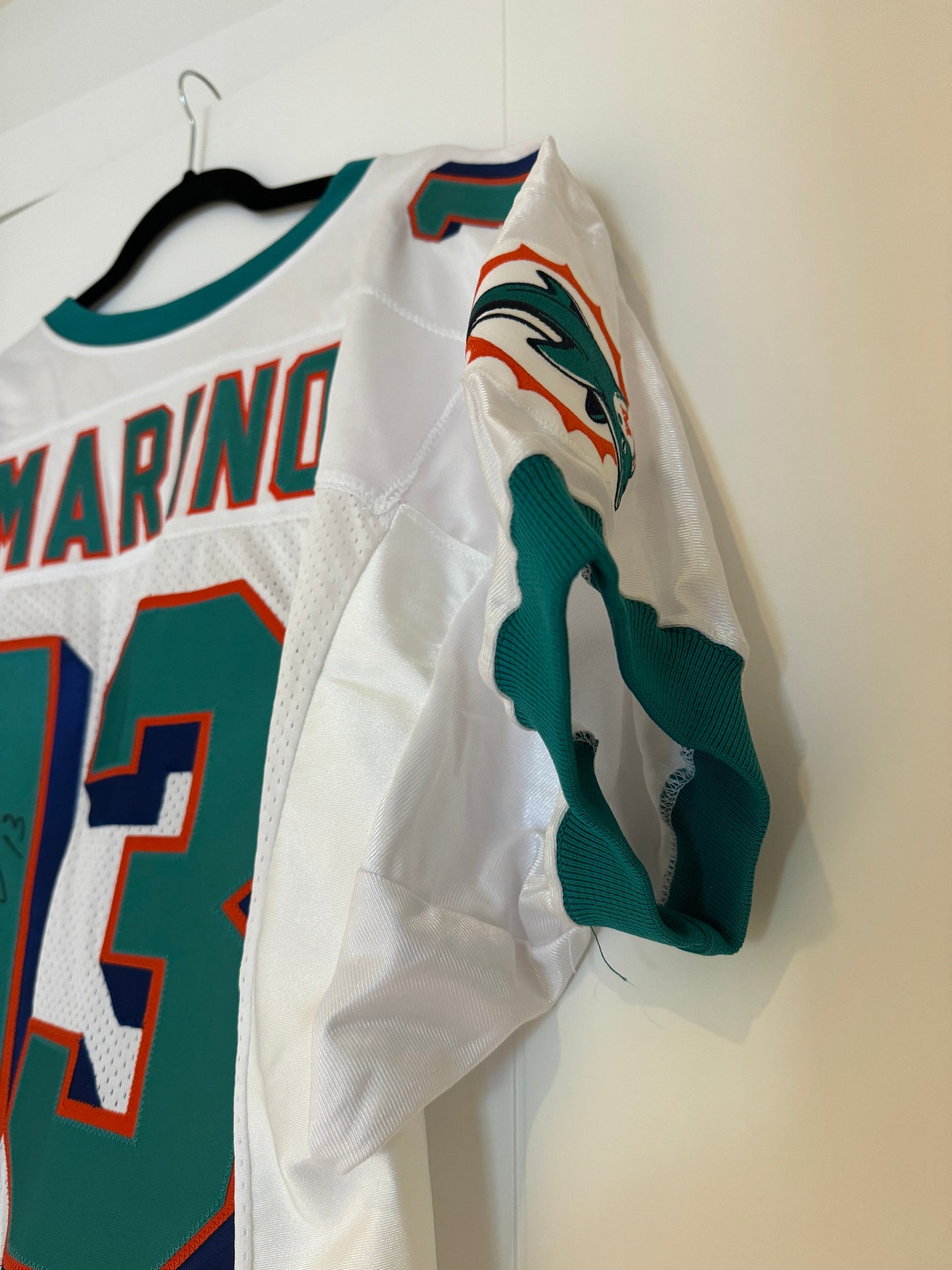 Dolphins Dan Marino Autographed (no COA) Wilson Retail Authentic White 48 (NWT)