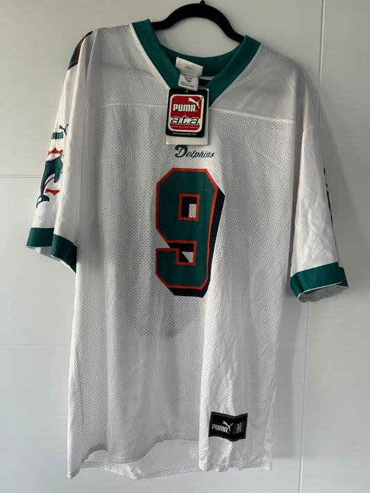 Dolphins Jay Fiedler Puma Replica White M (NWT)