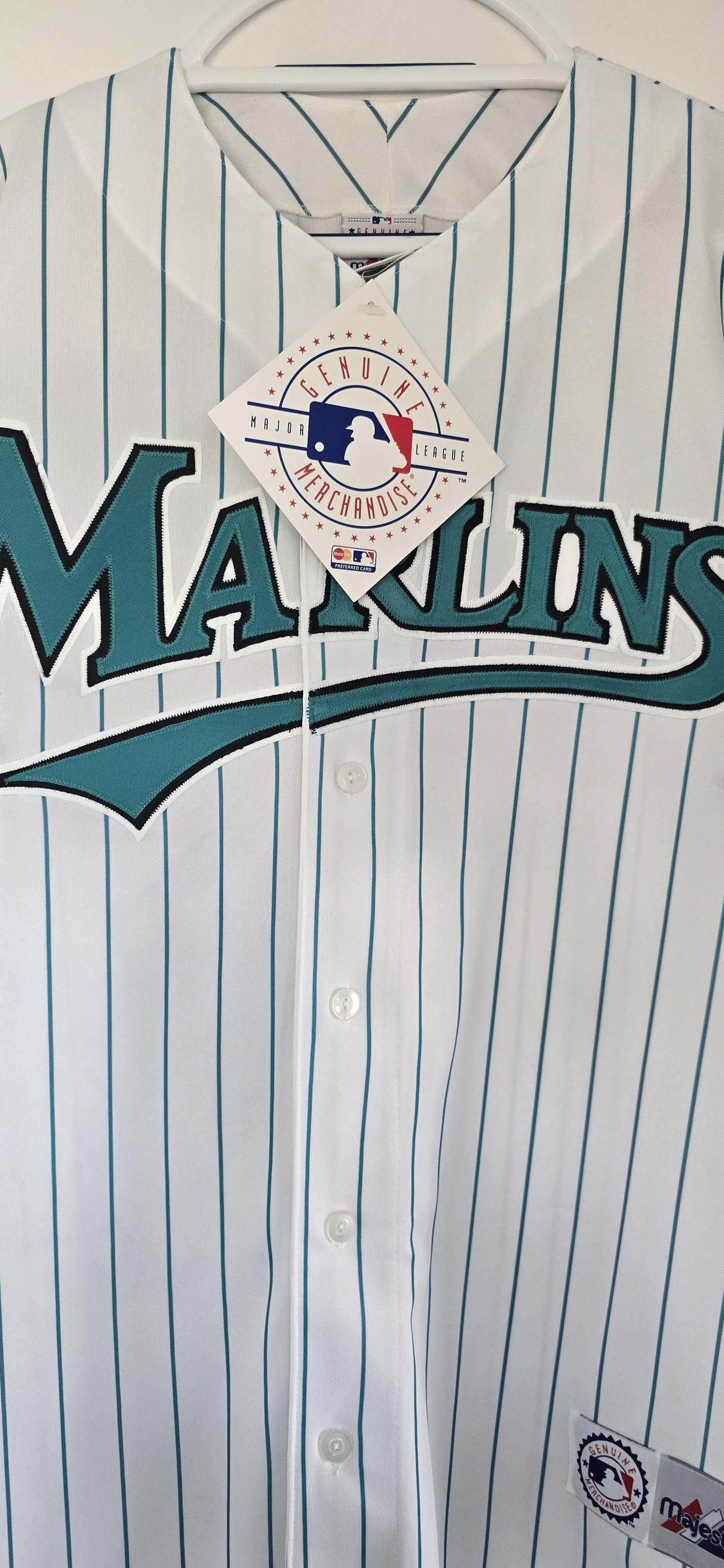 Marlins 1993-2002 Majestic Athletic Replica Jersey Sz L (NWT)