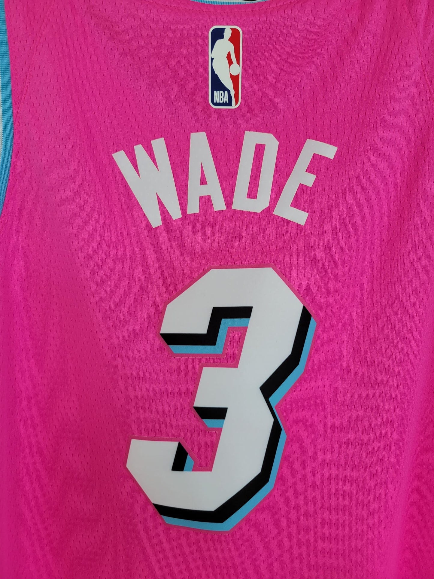 Heat Dwyane Wade Nike Swingman Sunset Vice 40 Used