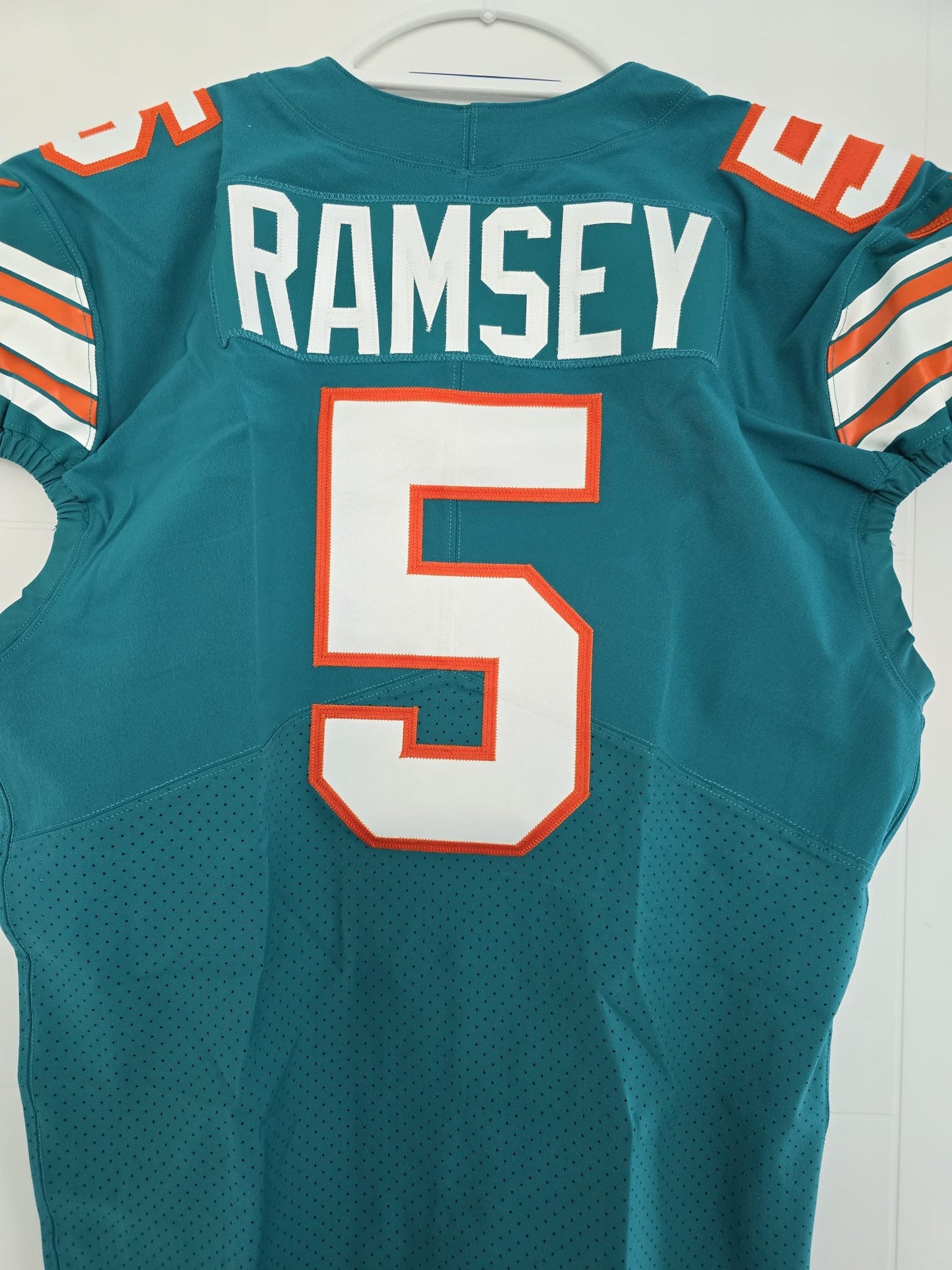 Dolphins Jalen Ramsey Team Issued Nike Throwback Aqua 48