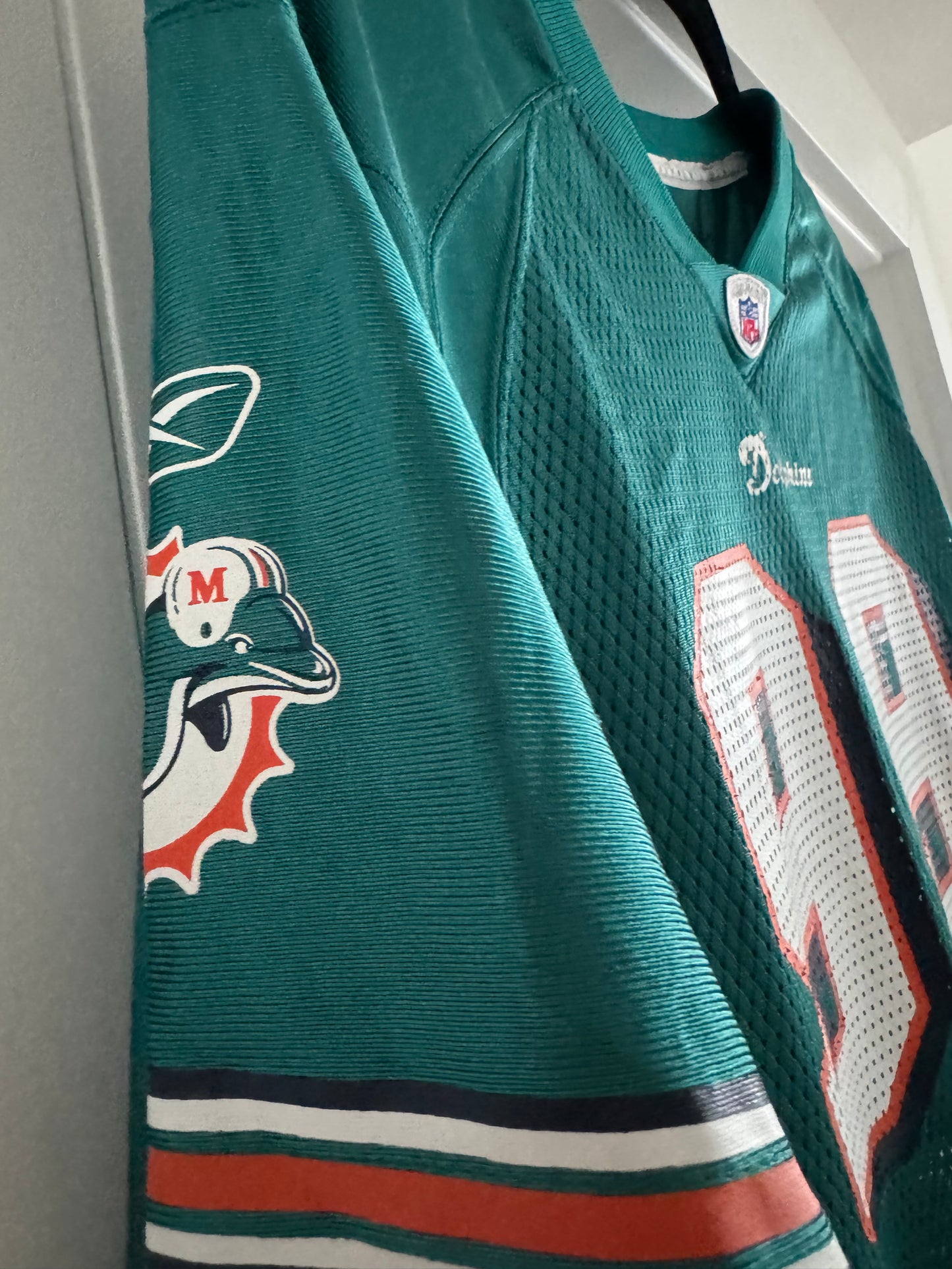 Dolphins Jason Taylor Reebok Replica Aqua Youth XL (NWT)