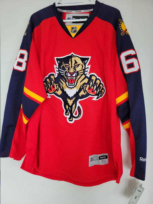 Panthers Jaromir Jagr Reebok Replica Red XL NWT