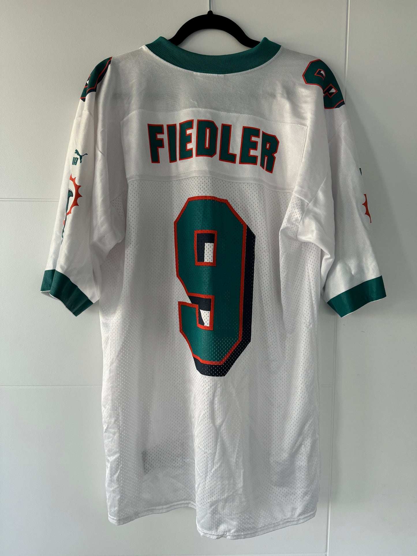 Dolphins Jay Fiedler Puma Replica White M (NWT)